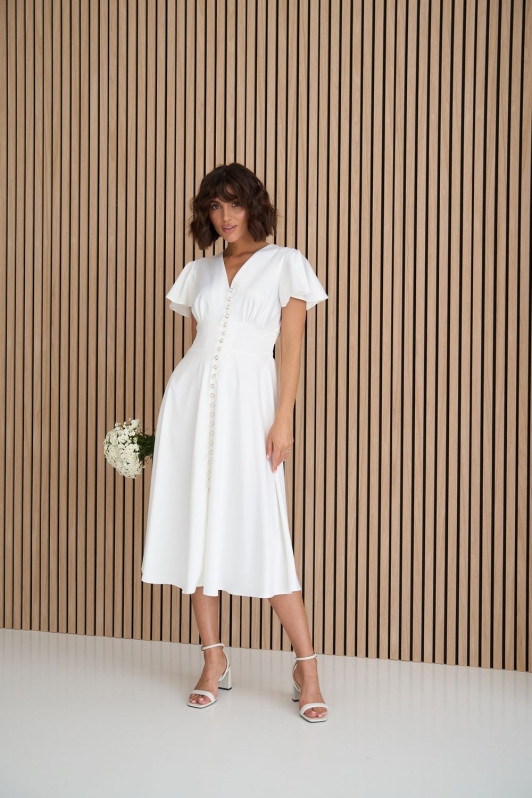 Сукня №837.2 молочний атлас 837.2 image 1588