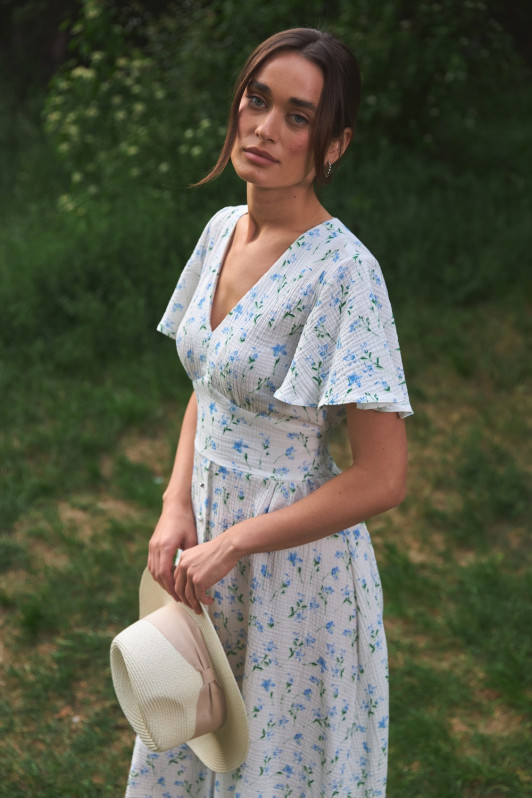 Модель №935 блакитна квітка 935 image 1807