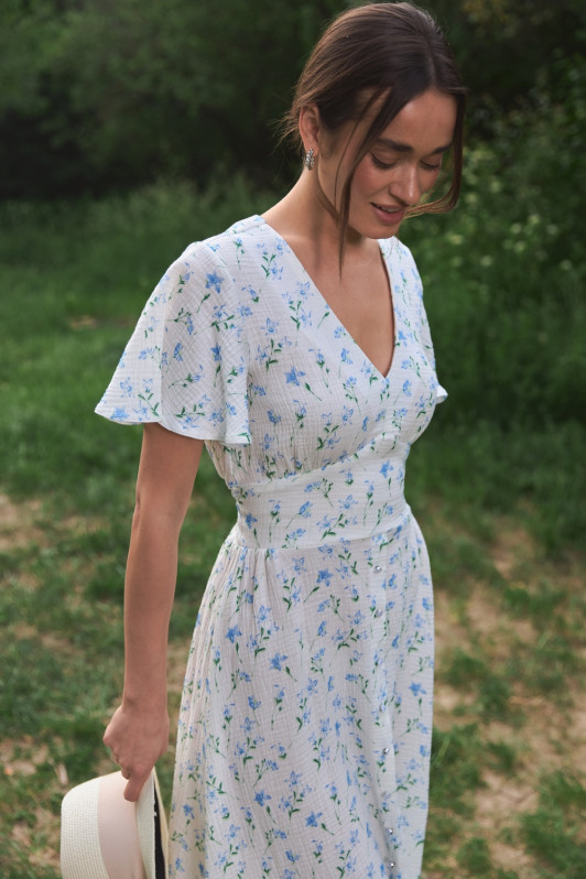 Модель №935 блакитна квітка 935 image 1807